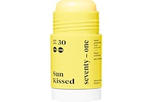 SeventyOne Percent | Sun Kissed: Sun Stick SPF 30 | UVA 12,5 | Stick Solaire Visage & Zones sensible | Vegan | Très Haute Protection | Très resistant à l’eau | 80% Naturel - Made in France | 15 gr