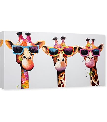 Faultier Wandkunst Leinwand Druck Und Poster Niedliche Tier Giraffe Leinwand Malerei Schwarz Weiß Fotografie Bild Kinderzimmer Dekor 40 * 60cm
