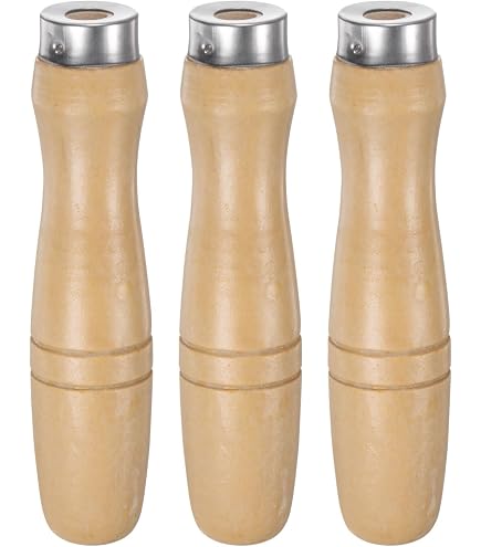 Haromac Manico Per Lime In Legno 100 Mm - Adatto Per Lime Fino A 175 Mm, Colore Naturale