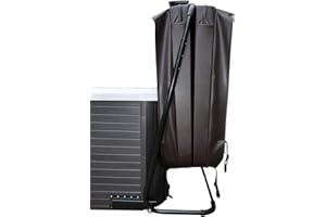 Canadian Spa Hot Tub Cover Lifter Bottom Mount, Black, 122x244x91 cm