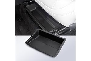 ‎JULIK JULIK Unter Sitz Aufbewahrungsbox 2er Set für Xpeng G6 (2023-2025) - Versteckter Organizer unter Vordersitzen, TPE Wetterfest, schwarz