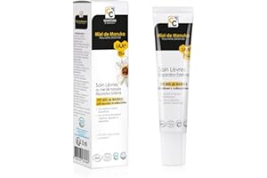 COMPTOIRS ET COMPAGNIES - Soin Lèvres Réparation Extrême au Miel de Manuka IAA15+ - Favorise la Réparation des Lèvres - Certifié Bio - 15ml