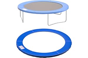NONMON Copertura Bordo di Protezione per Trampolino Elastico, Ø 244 305 366 397 427cm Cuscinetto Rivestimento Imbottito Sostituzione, Ricambio Cuscino Molle in PVC & Resistente ai Raggi UV e Strappo