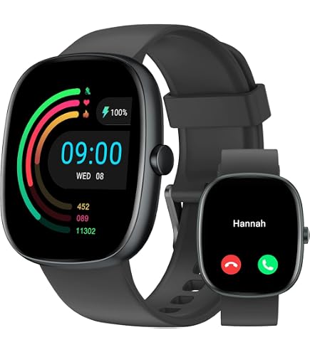 Smartwatch Uomo Donna, 1.83HD Orologio Con Chiamate Bluetooth, 110