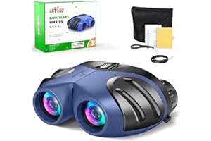 ANGINNE LESGOT! Binoculares Infantiles, Regalo de niño de 3 a 14 años, Juguetes para niña de 3 a 14 años, Regalo para niña, niño de 3 a 14 años, Juguetes para niños de 3 a 14 años, Regalo de cumpleaños, Azul