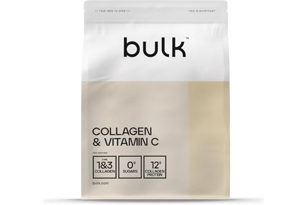 Bulk Protéines De Lactosérum Essentielles, Vanille, 1kg, 28 Portions, Lisse et onctueux, Idéal pour les shakes, Smoothies et pâtisseries, Les emballages peuvent varier
