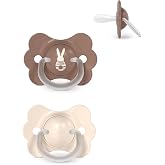 Suavinex, Pack of 2 Baby Pacifiers 6/18 Months, with Physiological Silicone Teat SX Pro, Symmetrical, Flat and Flexible, Resp