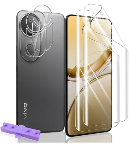 CAUHENYEE Pellicola Protettiva per Vivo V50 Lite Vetro Temperato, Confezione da 2 HD Trasparente Pellicola Protettiva in Vetro Protettiva, AntiGraffio