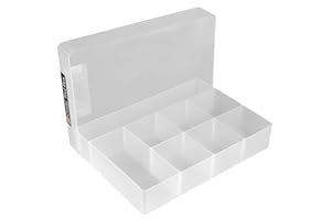 WestonBoxes Caja de Herramientas Crafty - Caja de Almacenamiento para Materiales de Arte con Divisores y Compartimentos Fijos (Paquete de 1)
