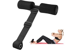 FOUVIN Nordic Hamstring Curl Strap, Tragbare Knee Tendon Curl Strap für Bein, Bauch, und Rückentraining, Verstellbare Sportfitnesszubehör für Zuhause, abdominal Muscle Training für Gym, Workout, Travel