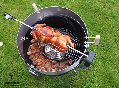 Moesta-BBQ Smokin‘ PizzaRing – Komplettpaket für Rotisserie (57cm) - 2