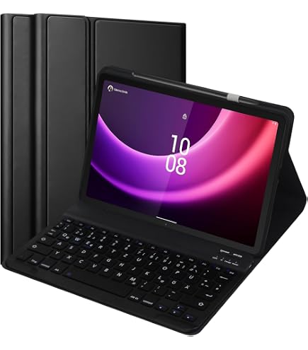 Tastiera Custodia per Lenovo Tab P11 Pro 11.5 - QWERTY Ultra Sottile PU Custodia con Supporto con Cover Tastiera Rimovibile Wireless Keyboard per Lenovo Tab P11 Pro 11.5 TB-J706F/J706L, Rosa oro