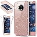 Produktbild Kompatibel mit MOTO G5 360 Grad Hülle Schutzhülle Full Body Cover Bling Glänzend Glitzer Durchsichtige TPU Silikon Hülle HandyTasche Komplettschutz Rundumschutz hülle für MOTO G5,Rose Gold