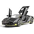 PRIME DEALS Lamborghini Toy Die-cast Metal Model Car Pull Back car Super car with Openable Doors with Sound and Light for Birthdays Gift Party Decorations Great for Kids Boys Girls ‎1:32 Scale