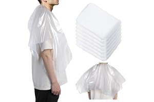 HJZHII 20 st engångshår färg capes, vattentät 99,8 x 99,8 cm hårfärg permanent styling haklappar engångs barberarkappa för an