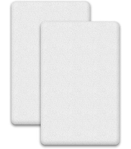Hajran Lot De 2 Taies D'Oreiller 50x90 Cm 100% Coton Égyptien King Size – Fermeture Enveloppe, Ultra Douces Et Respirantes