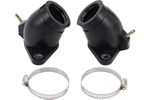 GOOFIT 30mm Motorcycle Carburetor Intake Manifold Replacement for XVS400 XV400 1997-2008 XVS650 1997-2014 Drag star/V-star XVS Vstar 400 650