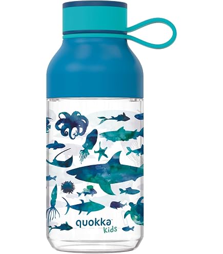 Quokka Contenitore Per Cibo BUBBLE WATER LEAVES – 500 Ml – MS Con Coperchio In Silicone – Antigoccia – Senza BPA - 5
