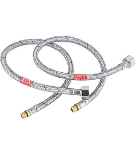 Tuyau Haute Pression 50cm M10x1 Pour Pompe PCP - 60 MPa/9000 PSI | Ressort Protection Acier