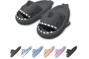 OEAK Chanclas Tiburon Niños Adultos Sharky Chanclas Mujer Hombre Verano Casa Comodas Chanclas Playa Mujer Antideslizantes Zapatillas Tiburon Piscina Ducha Originales Divertidas