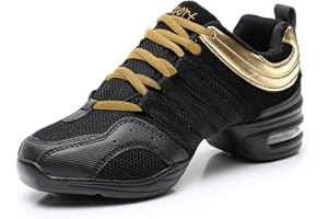 YCALCP Zapatillas de Deporte Jazz para Mujeres Cojín de con Cordones Caminar Running Sneaker Aire Fitness Libre Deportes,Model-LYX729