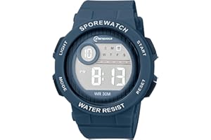 OFFCUP Reloj de Infantil, LED Reloj de Pulsera para Niño Niña, Relojes de Pulsera de Silicona para Niñas, Reloj Deportivo Resistente Agua 30m, Lindo Relojes Digitales para Niños 3-11