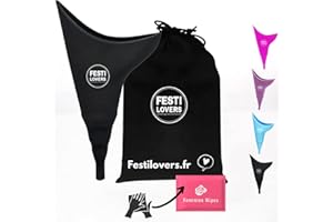 FESTILOVERS Orinatoio portatile impermeabile da donna con salviettine igieniche per urinare in piedi in Festival, all'aperto. WC e WC portatile