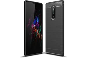 CruzerLite Etui na Sony Xperia 1 etui, amortyzacja wstrząsów z włókna węglowego smukłe etui do Sony Xperia 1 (czarne)
