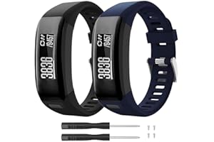 TOPsic Vivosmart HR pasek, akcesoria regulowany miękki silikonowy zamiennik paska do zegarka zaprojektowany dla Vivosmart HR