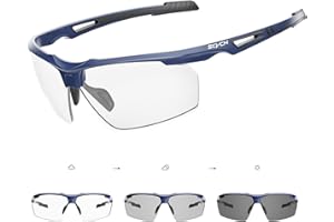 SCVCN Photochromique Lunette de Cyclisme Sport Homme Femme Transparente Vélo VTT UV400