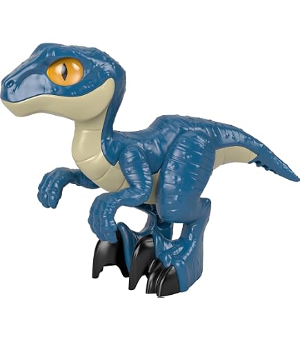 Fisher-Price Imaginext Coffrets de Personnages Jurassic World, Figurine Dinosaure (40,5 cm) avec lumières, sons et mouvements, à collectionner, Dès 3 ans, GWT22