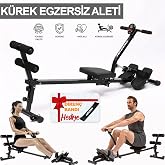 Hidrolik Katlanabilir K&uuml;rek &Ccedil;ekme Aleti G&ouml;sterge Ev Kardiyo T&uuml;m V&uuml;cut Egzersiz Diren&ccedil; Lastiği Hediye