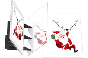 Festnight Optical Drawing Tracing Board Portable Sketching Painting Tool Animation Copy Pad No Overlap Shadow Mirror Image Reflection Projector Zero-Based Toy for Children Adults Artists Beginners