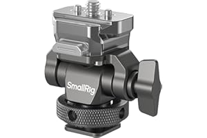 SMALLRIG HawkLock H21 Camera Monitor Mount de Liberación Rápida con Zapata Fría, Soporte de Monitor Giratorio e Inclinable con Tornillo de 1/4"-20, para Monitores Ninja V y V+ – 4888