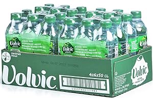 Volvic Natürliches Mineralwasser Pack, in der praktischen 0,5l Flasche, EINWEG (24 x 0,5 l), inkl. 6 Euro DPG Pfand