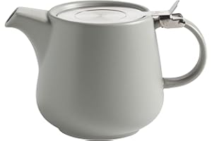 ‎MAXWELL & WILLIAMS Maxwell & Williams AY0288 Teekanne, Porzellan, 600 milliliters, grau