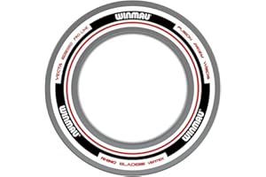 WINMAU Advance Series Dart Board Surround Ring - Available in Black, White, Red and Green - Durable Backboard Wall Protector for Dartboards - Professional Darts Accessories