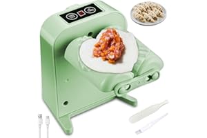 LEIKURVO Ravioli Dumpling Maker Automatischer: Ravioli-Former Automatische Knödelmaschine, Ravioliformer-Set Teigtaschenformer mit Pinsel,Löffel&Knödelschneider, Knödel Schimmel zur Herstellung VonKlöß