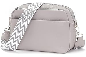 Zyig klein umhängetasche damen handtasche damen Veganemleder crossbody bag damen Breitem Schultergurt 8 fächern