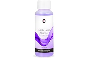 JND Acrylic Liquid Monomer Professional Salon Quality Acrylic Nails Extensions Nail Art (50ml, Purple)