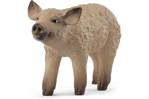 schleich 14893 Wełniane prosię, od 3 lat, FARM WORLD - figurka, 2 x 6 x 4 cm