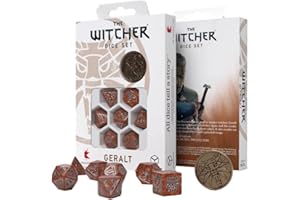 Q WORKSHOP Q-Workshop QWOWGE3U The Witcher Dice Set: Geralt - The Monster Slayer (7)