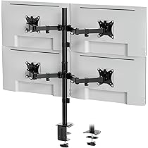 Supporto Per 6 Monitor Duronic DM756 - Regolabile In Altezza, VESA 75/100, Fino A 24" - Foto 11