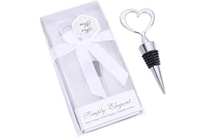 SMIUPIN Apribottiglie per feste a tema e souvenir di matrimonio, bomboniere,decorazioni bar a tema ,Decorazioni cerimonie, cavatappi da vino tappo per vino (love stopper)
