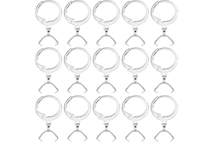 Beebeecraft 1 Box 50Pcs Clasp Earring Hooks Stainless Steel Round French Pendant Leverback Earring Findings with Bails Pin for Earrings Jewelry Making Art DIY Crafts