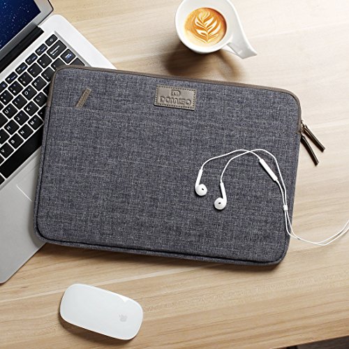 DOMISO 12 5 - 13 Zoll Laptoph  lle H  lle Tasche Sleeve Case Etui Notebook Schutzh  lle Canvas-Gewebe f  r 13  MacBook Pro Retina Display   13  MacBoo