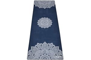 Yoga Design Lab Tapis de Yoga Combo Mat | Épais, Antidérapant, Écologique, Lavable | Adhère Mieux avec la Sueur | Sangle Incluse