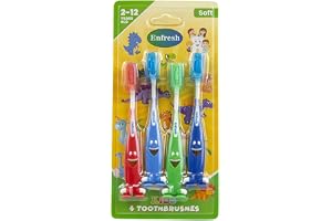 Enfresh Kid's Special Toothburshes, 4 Pieces W/Cap
