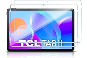 Haofun Protector Pantalla Compatible con TCL Tab 11/NXTPAPER 11 WiFi/Tab 11 Gen 2, 2 Piezas 11 Pulgadas 9H Dureza Anti-Arañazos Cristal Templado, Ultra HD Transparente Protector de Pantalla