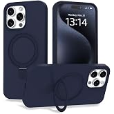 CONSTRAIN - iPhone 15 Pro Max ile uyumlu Apple Kılıf Magsafe ile uyumlu Halkalı Extra Standlı i&ccedil;i Kadife Yumuşak Renkli Silik